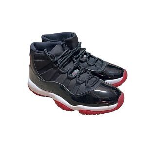 Jordan 11 OG Bred 2019 Black Red 378037-061 Size 9 Nike Air Jordan